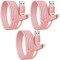 Overtime Lightning Charger Set of 3, 10ft iPhone Charger Cable, Apple MFi Certified, Rose Gold OTDCIP10BRGX3 - alternate 1